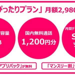 UQmobileでスマホが実質0円になる「ぴったりプラン」詳細と注意点。