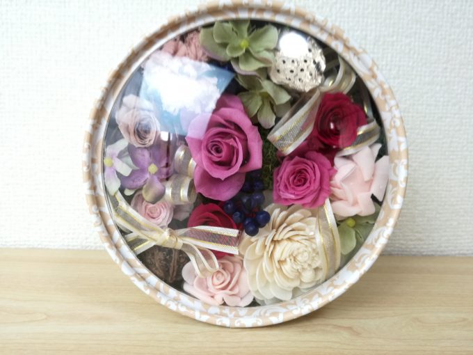 ファーウェイP9liteのカメラで造花撮影