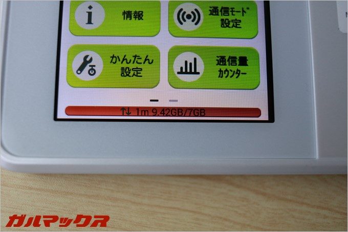 7GB制限を大きく超えたWiMAX2+