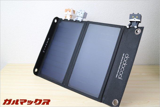 dodocoolのソーラー式モバイルバッテリー