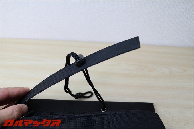 スタンドを持ち上げてみたところ。