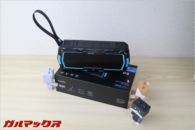 防塵防水に対応したBluetoothスピーカー「P3」