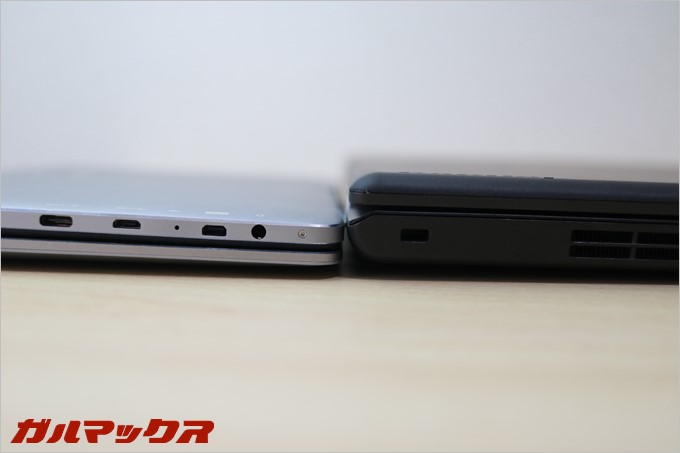 Chuwi HiBook Proはキーボードを付けても薄い