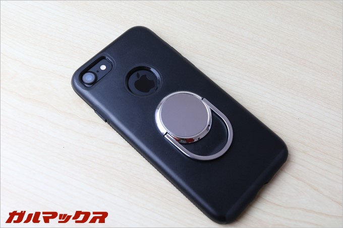 Appleのマークはしっかり見えるのでiPhoneファンも納得の形状