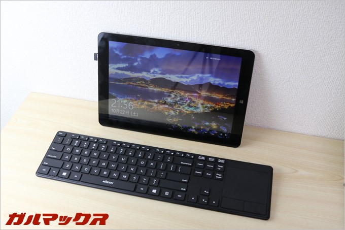 KKmoonのキーボードはワイヤレスなのでタブレットやスティックPCとの相性は抜群！