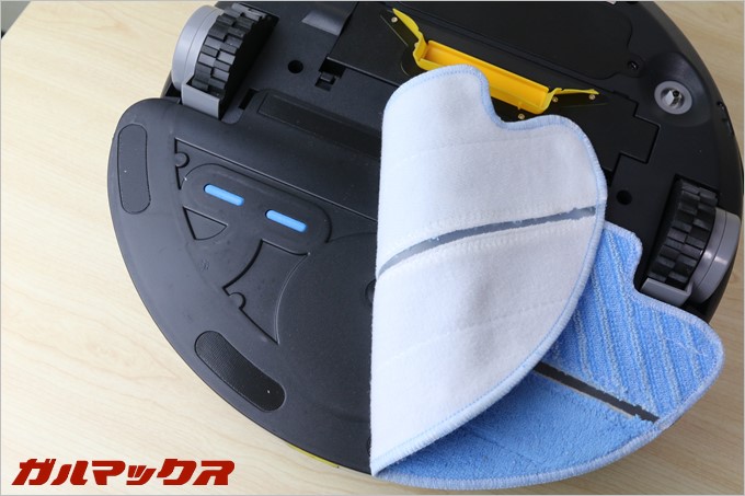 取り外しもマジックテープで楽々！