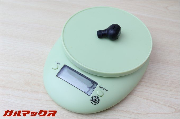 SoundPEATSのD3はたったの3gしか重量がありません。