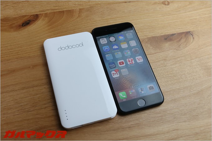 dodocoolのDP90の特徴は何と言っても5000mAhでコンパクトなこと！