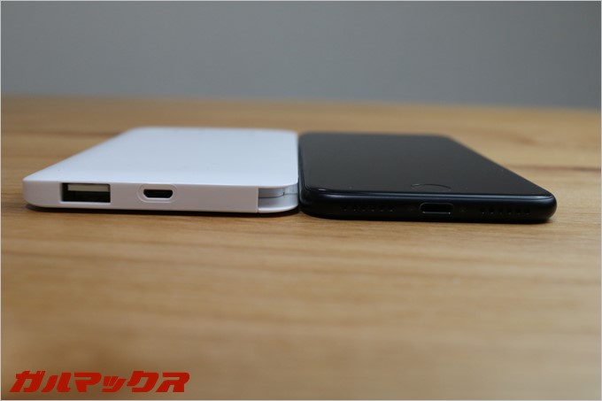 dodocoolのDP90はサイズ感がほぼiPhone7と同じです