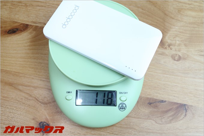 dodocoolのDP90は軽量なこともおすすめポイントの1つ！