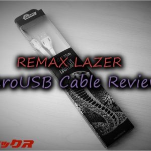 REMAXのLED搭載MicroUSBケーブル「LAZER」レビュー！光るので寝室用にもオススメ！
