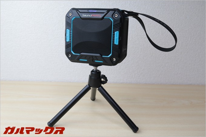 三脚を付けてみました。小さな集会だとP2で事足りそうです。