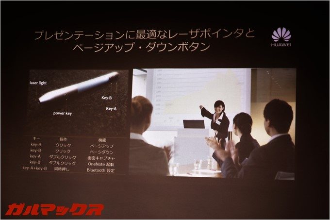 「MatePen」一本で様々な操作が可能となる。