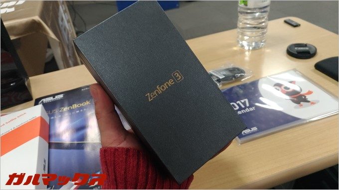 一人一台のZenFone3が用意されていた！
