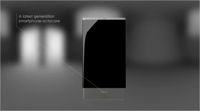 スマートフォンは5型でAndroidを搭載する。