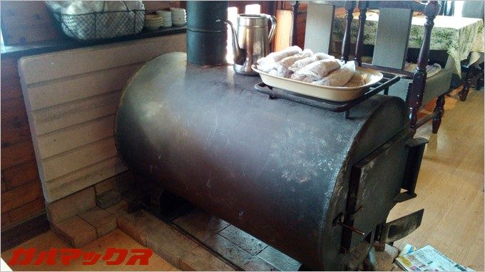 BLUBOO Edgeで暖炉を撮影