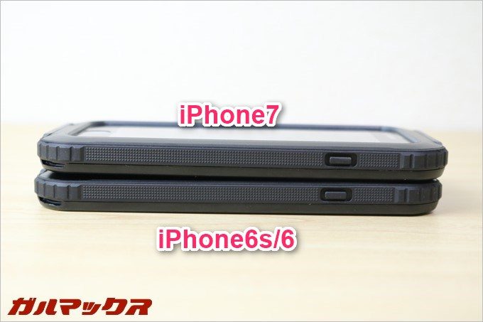 BESTEKの防水防塵iPhoneケースのボタンは押した感触がよくわかる。