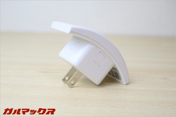 本体側面にはWPSモードが備わっています。