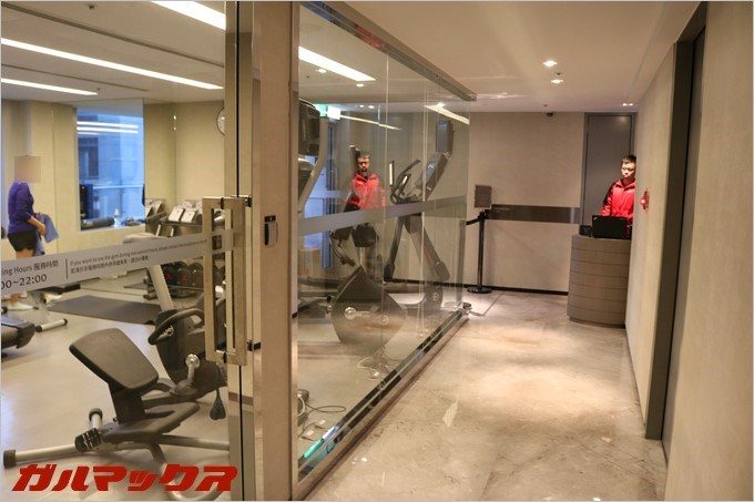ハンブルハウス台北はスポーツジムも併設されています。