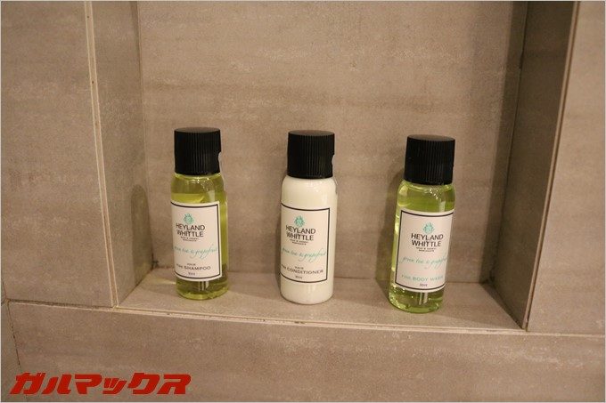 備え付けのシャンプーなどはブランド品でした。