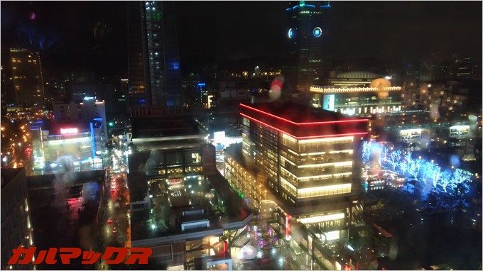 ハンブルハウス台北からの夜景は絶景