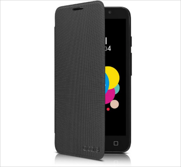 Alcatel PIXI 4は同梱品にフリップカバーや保護シートが含まれている