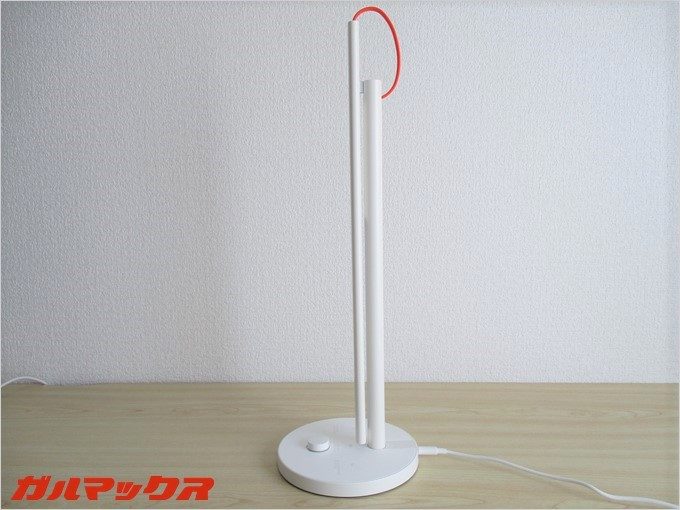 ライト部分は完全に折り畳めます。