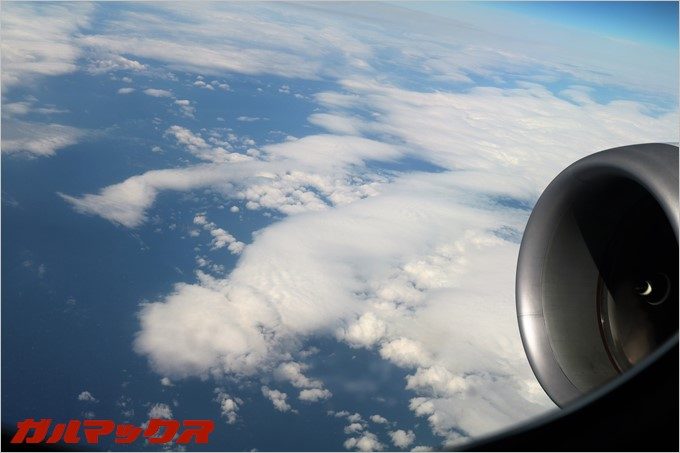 上空はかなり安定した飛行でした。