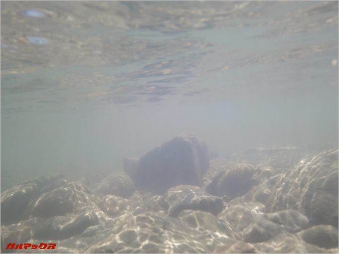 水中でも撮影が可能です。