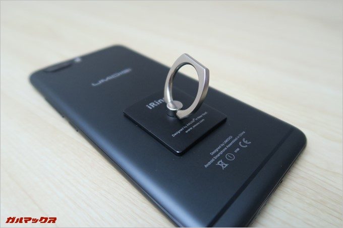 落下防止のためにパチもんの落下防止リングを付けました。