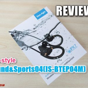 [IS-BTEP04M]iPhoneに最適！iina-styleの防水Bluetoothイヤホンレビュー！