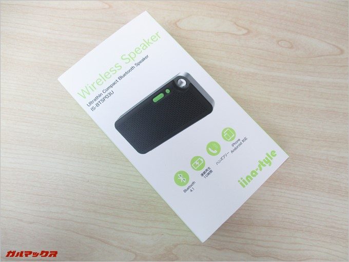 Sound mini(IS-BTSP03U)は完全日本語パッケージです。