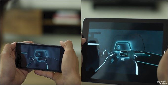 スマートフォンの処理性能で利用できるガワだけタブレットのSuperscreen。