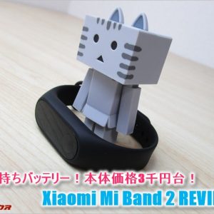 Xiaomi Mi Band 2の実機レビューと使い方まとめ