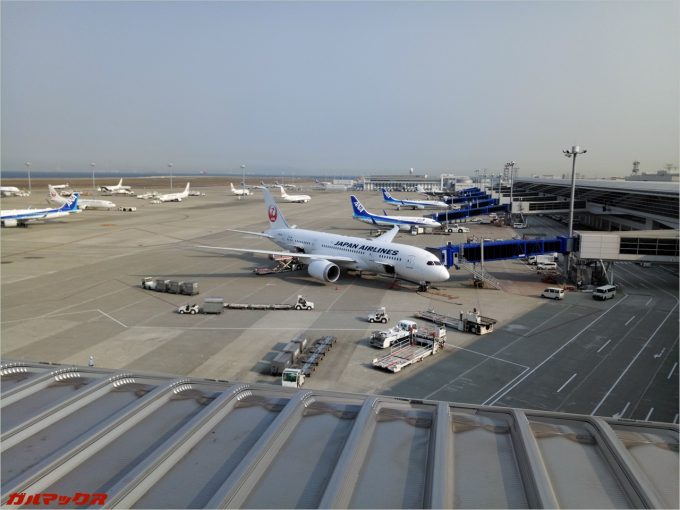 倍率1で撮影した飛行機