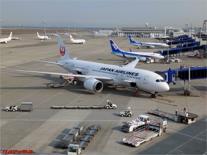 倍率2で撮影した飛行機