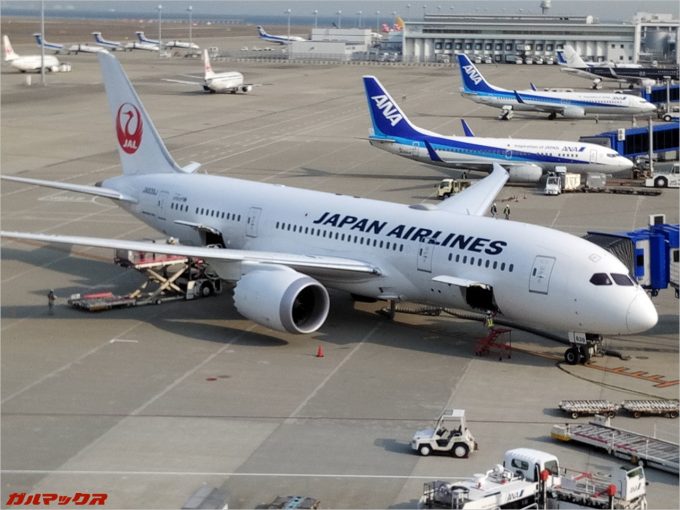 倍率3で撮影した飛行機