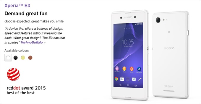Sony Xperia E3