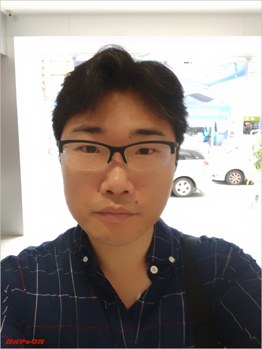 通常の自撮りモード