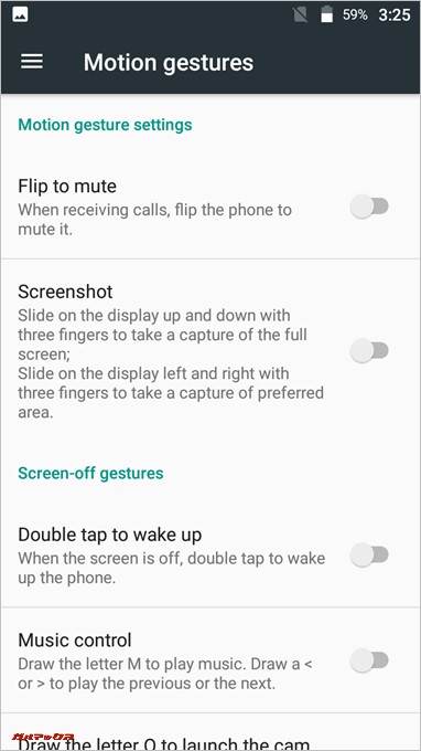 ジェスチャー機能も豊富に対応しています。
