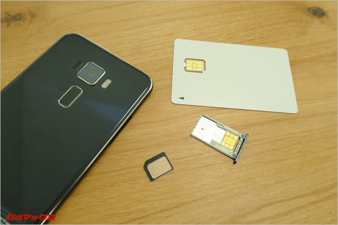 ZenFone3はNanoSIMとMicroSIM