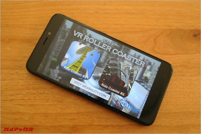 Xiaomi Redmi 4XでVRコンテンツが正常に動きました。