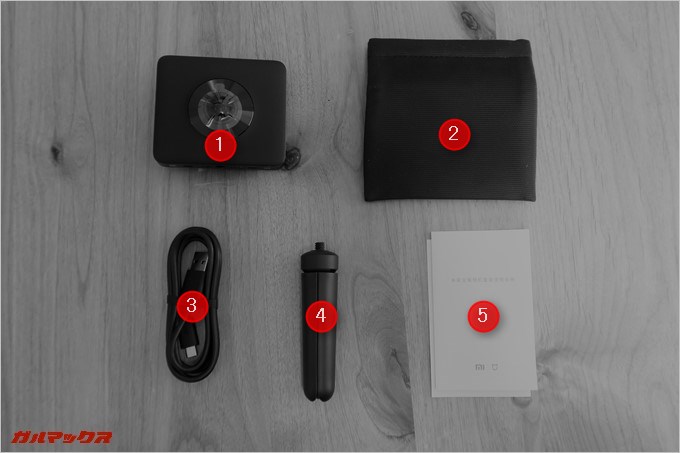 Xiaomi mijia 3.5Kの同梱物にはMicroSDが付いていないので注意しよう。