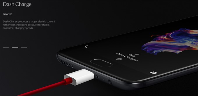 5V4A充電が可能なDashChageに対応