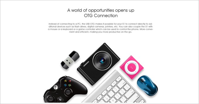 USB周辺機器が利用できるOTGに対応している