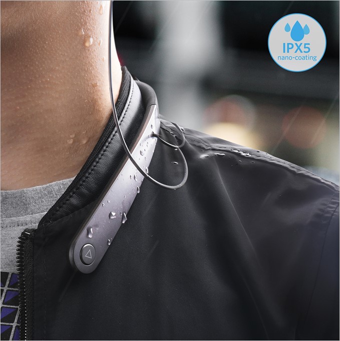 IPX5の防水に対応したAnker SoundBuds Life