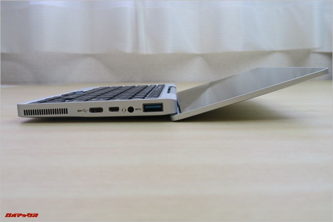 ディスプレイがかなり広がります