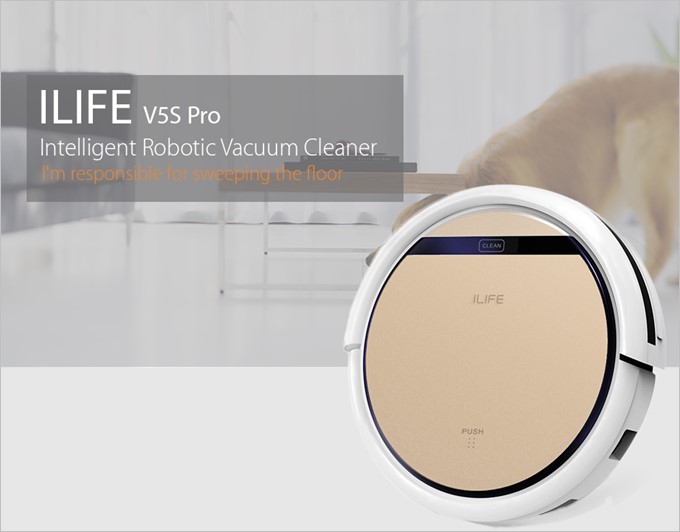 掃除ロボット、水拭きロボットにも変身する人気モデルのILIFE V5S Pro
