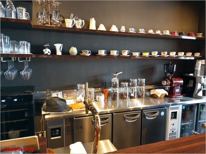 お気に入りのカフェで撮影