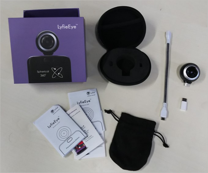 LyfieEyeの同梱物